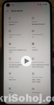 Realme 7i  8GB-128GB